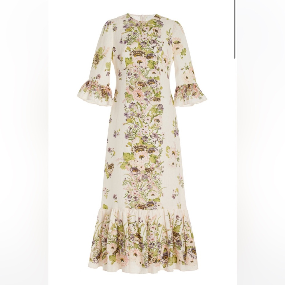 Zimmermann Floral White Maxi Dress - Picture 3 of 6